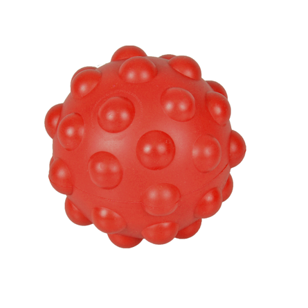 Flamingo Игрушка для собак Мяч с отверстием для лакомств, 6см, красный – интернет-магазин Ле’Муррр